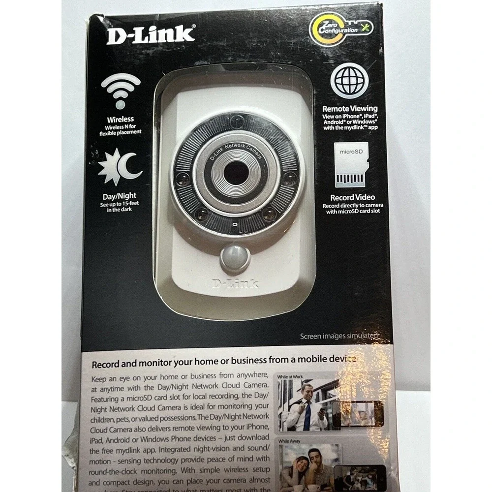 D-Link Record & Playback Wi-Fi Camera with Remote Viewing (DCS-942L)